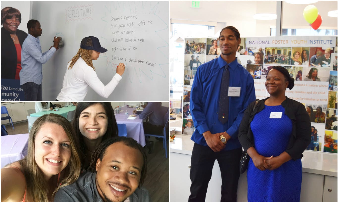 Collage of 3 Photos of Students Participating in the Job Shadow Celebration