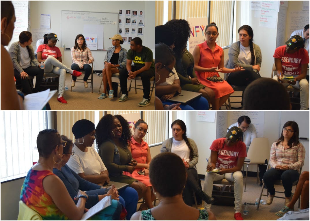 foster-youth-focus-group-collage-of-3-photos-students-sitting-in-chairs